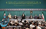 (تصاویر) دیدار جمعی از مردم مسئولان و مهمانان کنفرانس وحدت اسلامی با رهبری
