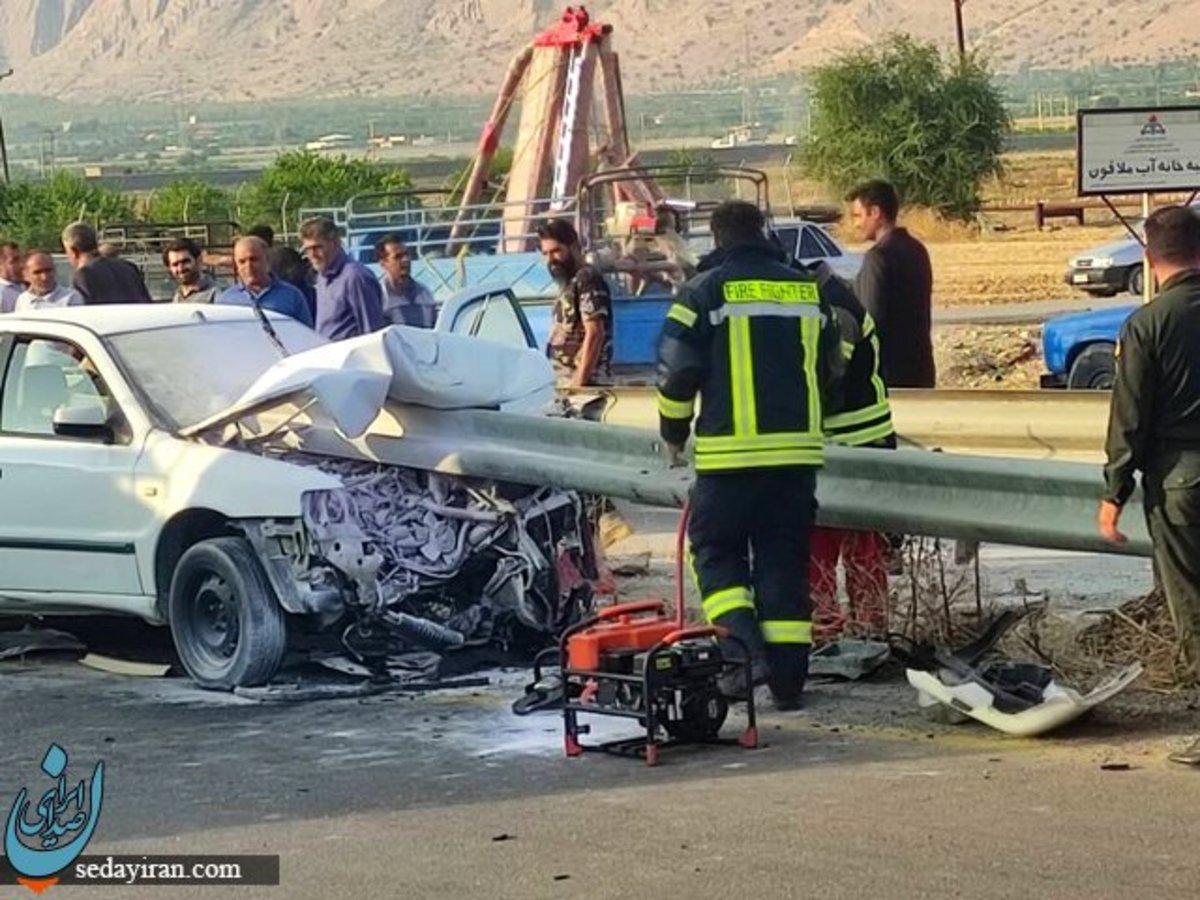 تصادف شدید 3 خودرو در محور قزوین- رشت   3 نفر جان باختند