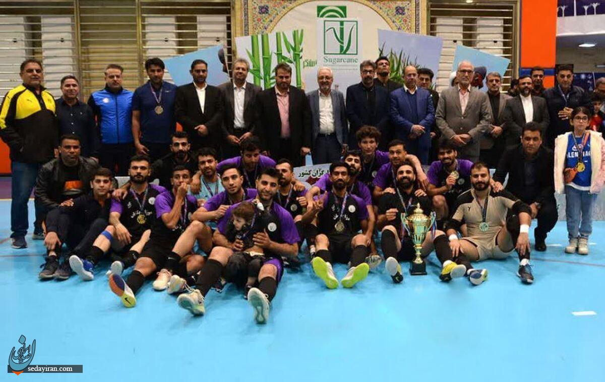 قهرمانی نیشکر در لیگ نخبگان فوتسال کارگران کشور