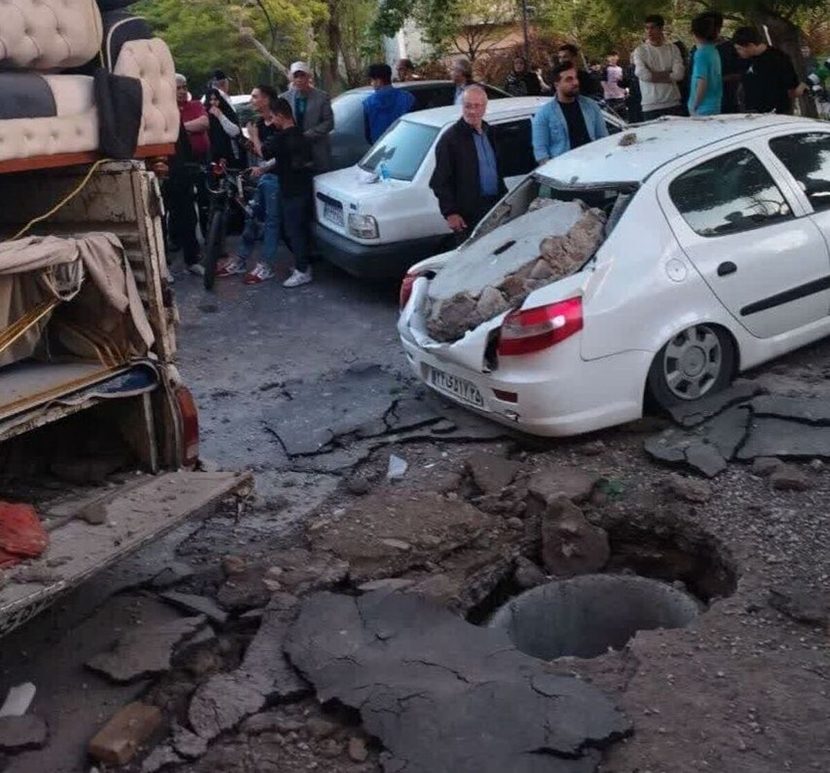 انفجار فاضلاب در تبریز   چند نفر مصدوم