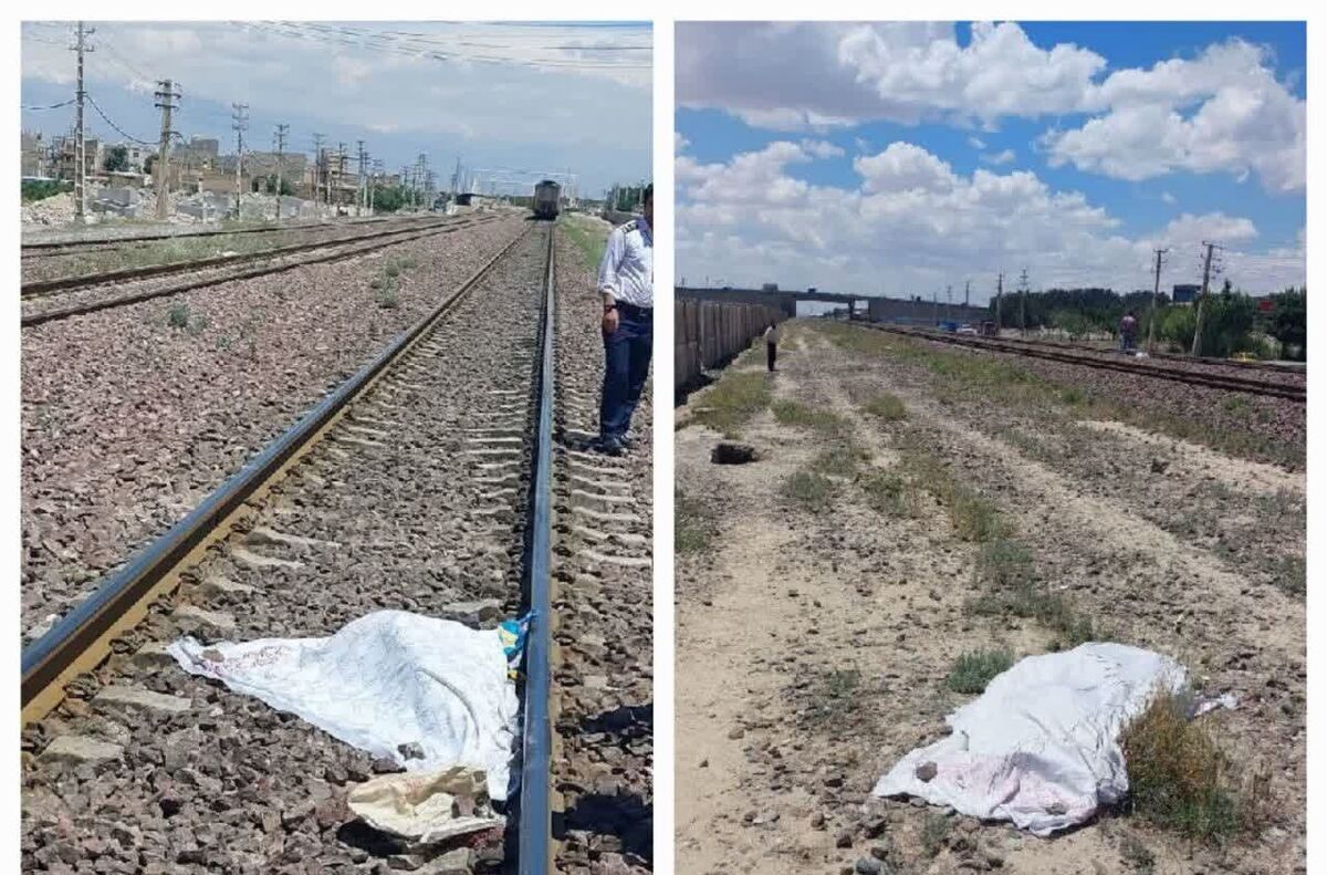 مرگ مادر و فررند در تصادف با قطار