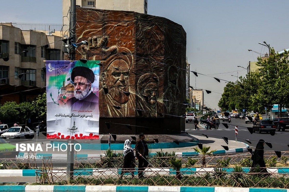 تهران آماده میزبانی از تشییع رئیسی و همراهان (+عکس)