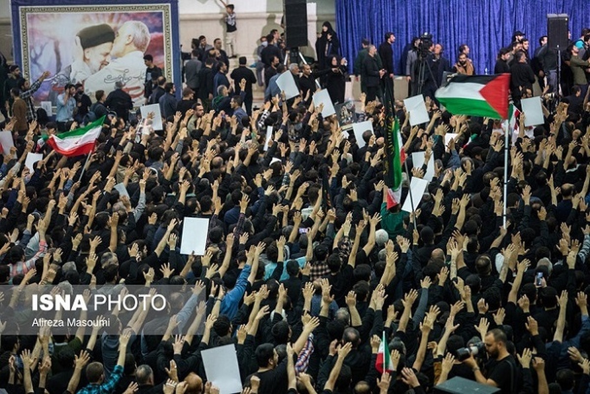 وداع با پیکر رئیس جمهور و شهدای خدمت در مصلی تهران - ۲ (+عکس)