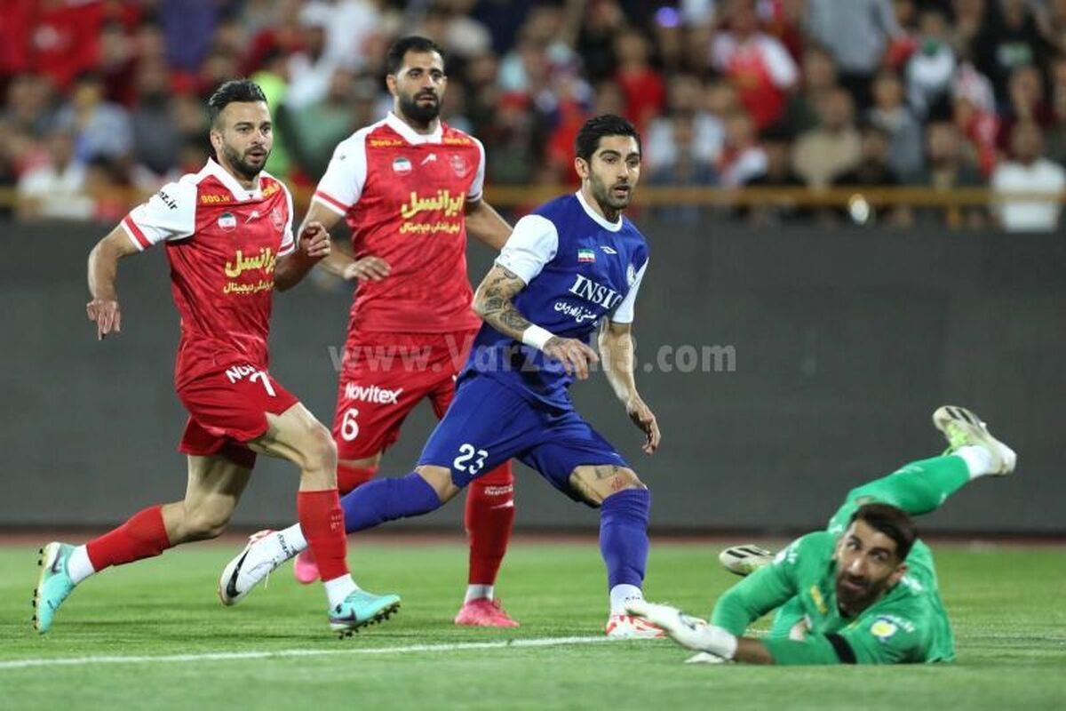 نتایج هفته بیست و هشتم لیگ برتر فوتبال  صدرنشینی هیجان انگیز پرسپولیس
