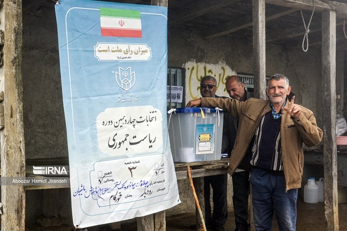 رای گیری انتخابات ریاست جمهوری در مناطق صعب العبور رودبار (+عکس)