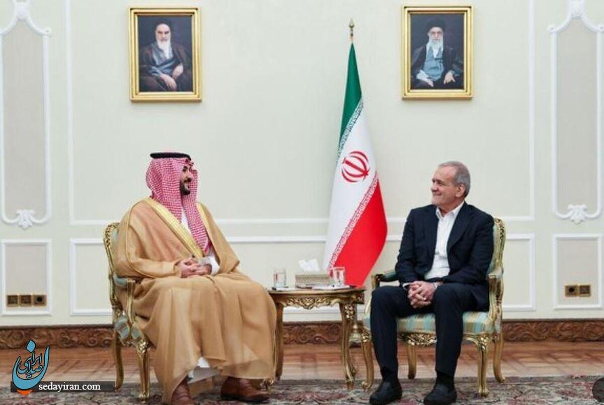 دیدار وزیر دفاع عربستان با رئیس جمهور