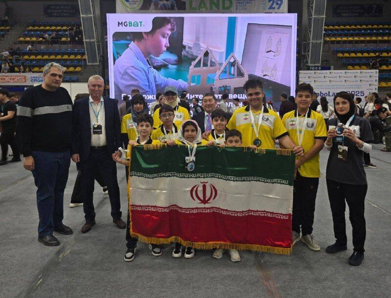 نائب قهرمانی نماینده رباتیک ایران در مسابقات قزاقستان