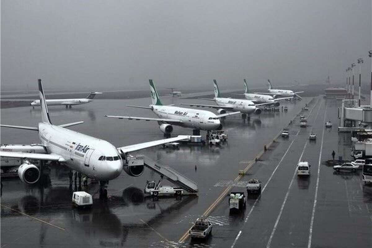 پروازها تا بعدازظهر فردا لغو میمانند