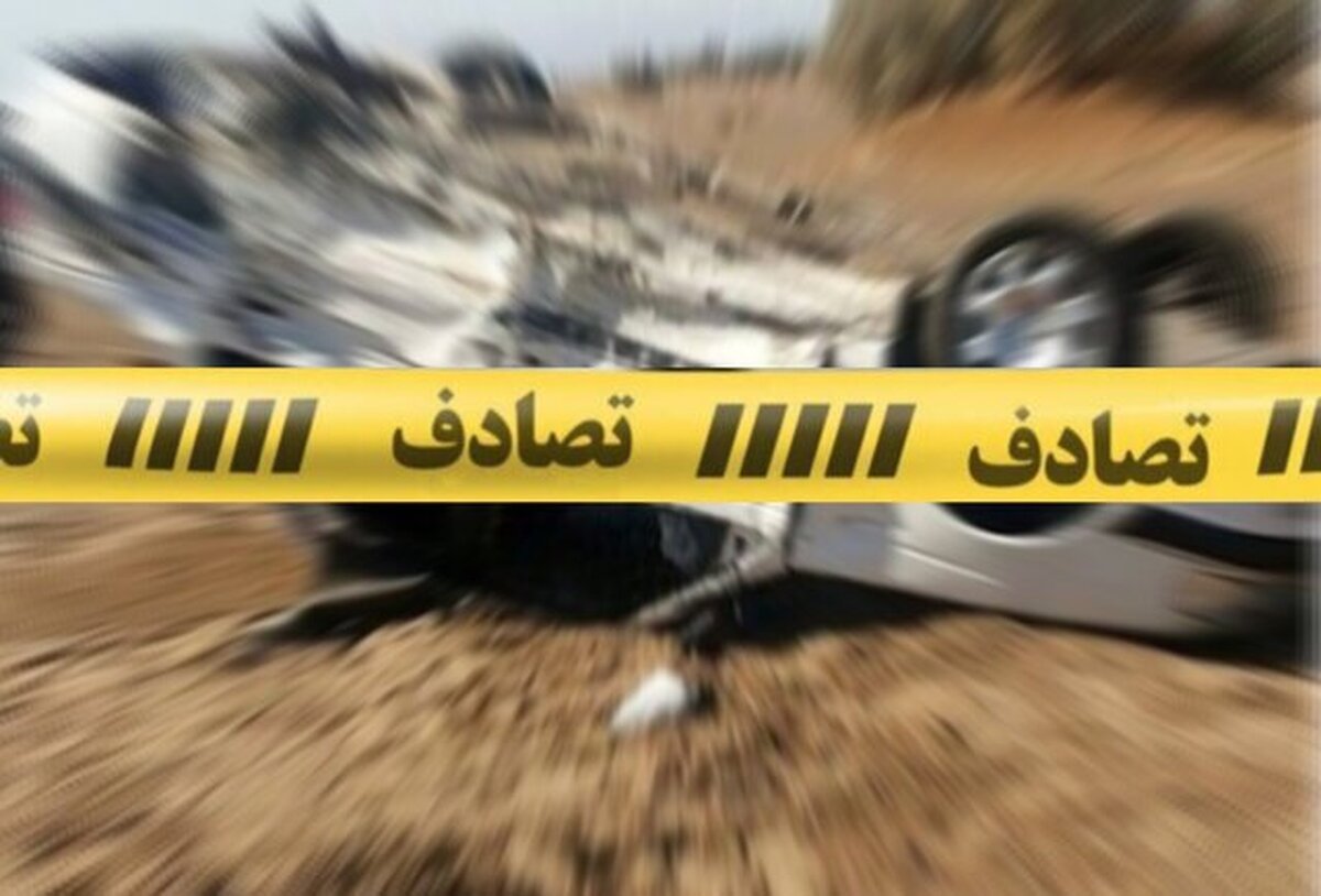 برخورد اتوبوس با نیسان در محور قزوین به تهران با چند مصدوم