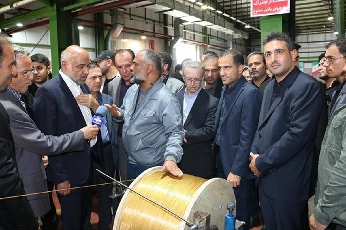 طرح توسعه نخ تایر صبا با حمایت وزیر کار وارد مرحله اجرایی شد