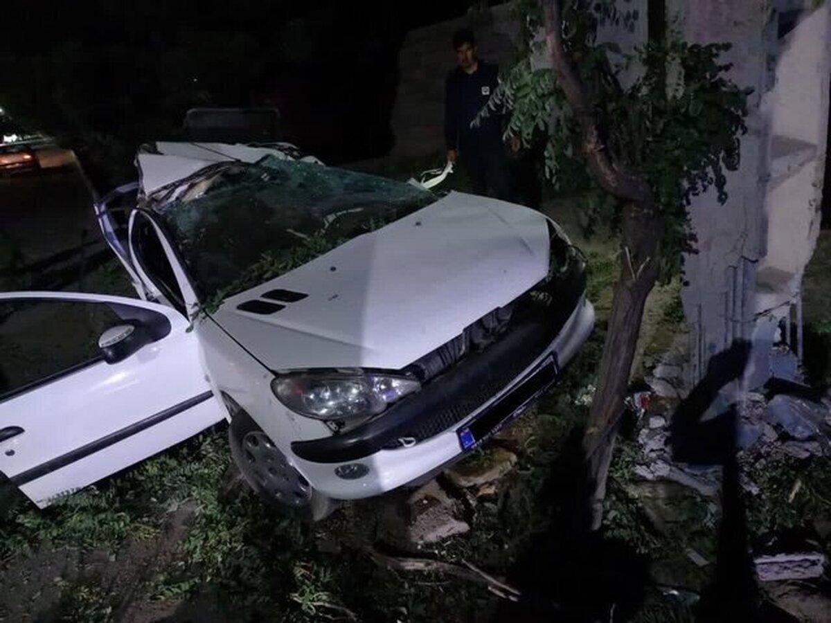 مرگ 2 جوان بر اثر واژگونی خودرو در زرند
