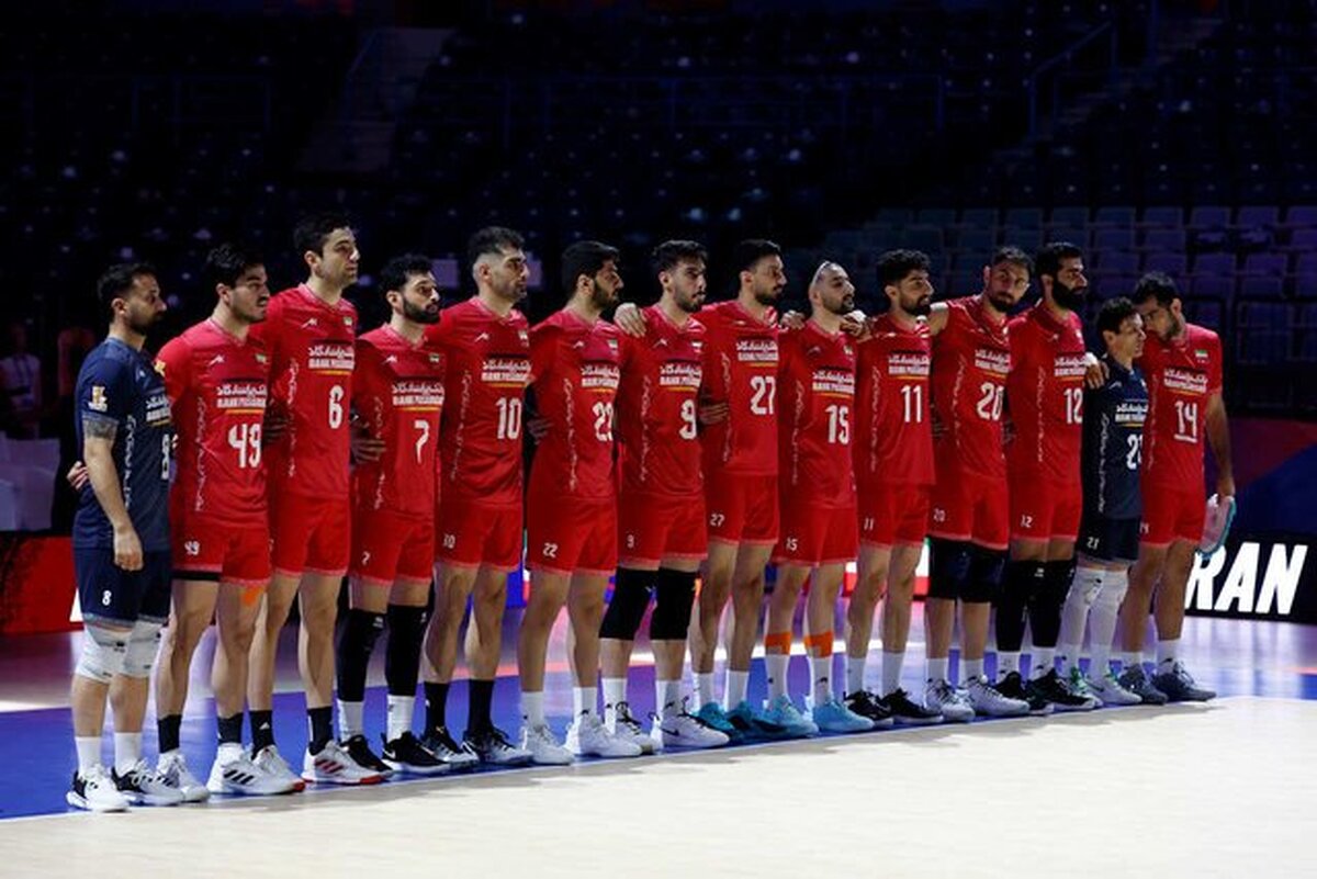 آرژانتین مقابل والیبال ایران زانو زد