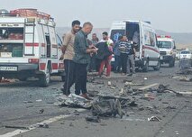 تصادف فجیع در جاده مشگین شهر-پارس آباد با ۳ کشته
