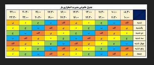برنامه قطعی برق امروز در تهران و شهرستان‌ها (سه‌شنبه ۱۴ مرداد) اعلام شد