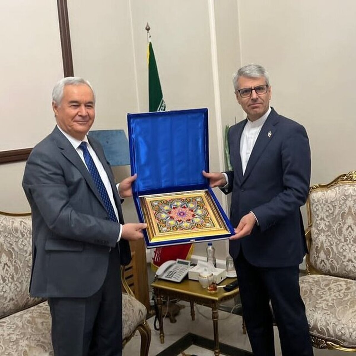 دیدار سفیر تاجیکستان در ایران با سخنگوی وزارت خارجه