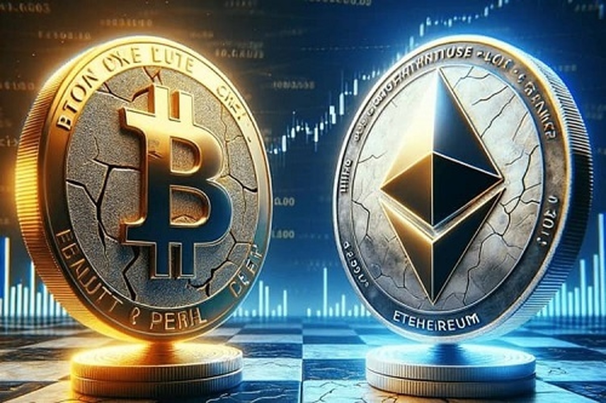رشد دو رقمی اتریوم در مقابل افت خفیف بیتکوین