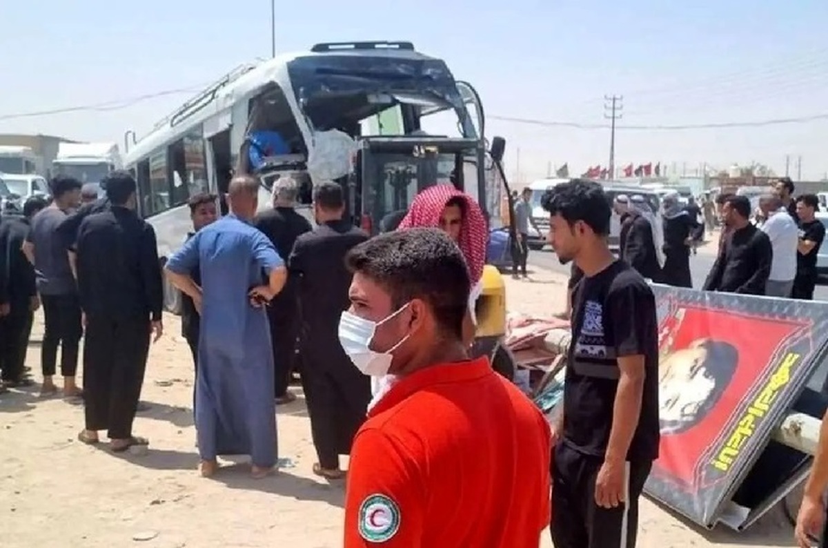 واژگونی اتوبوس زائران ایرانی در بصره با ۶۱ کشته و مصدوم؛ اسامی مصدومان اعلام شد