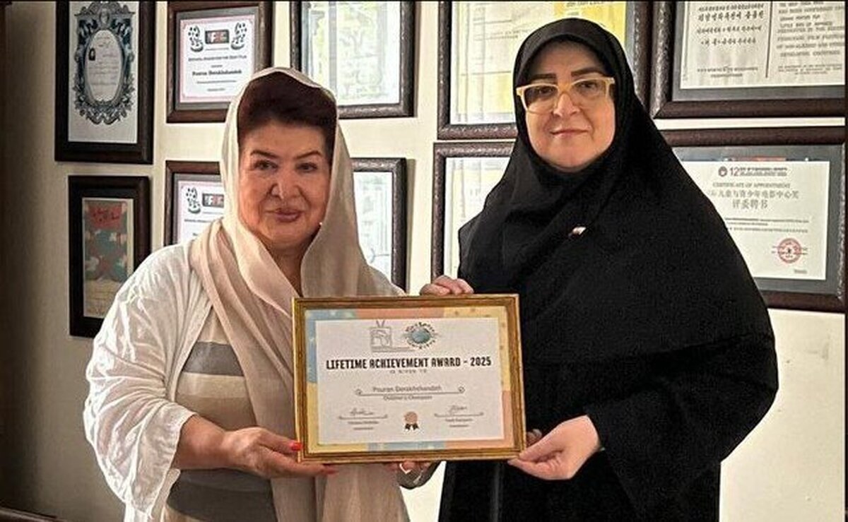دیدار سخنگوی دولت با پوران درخشنده