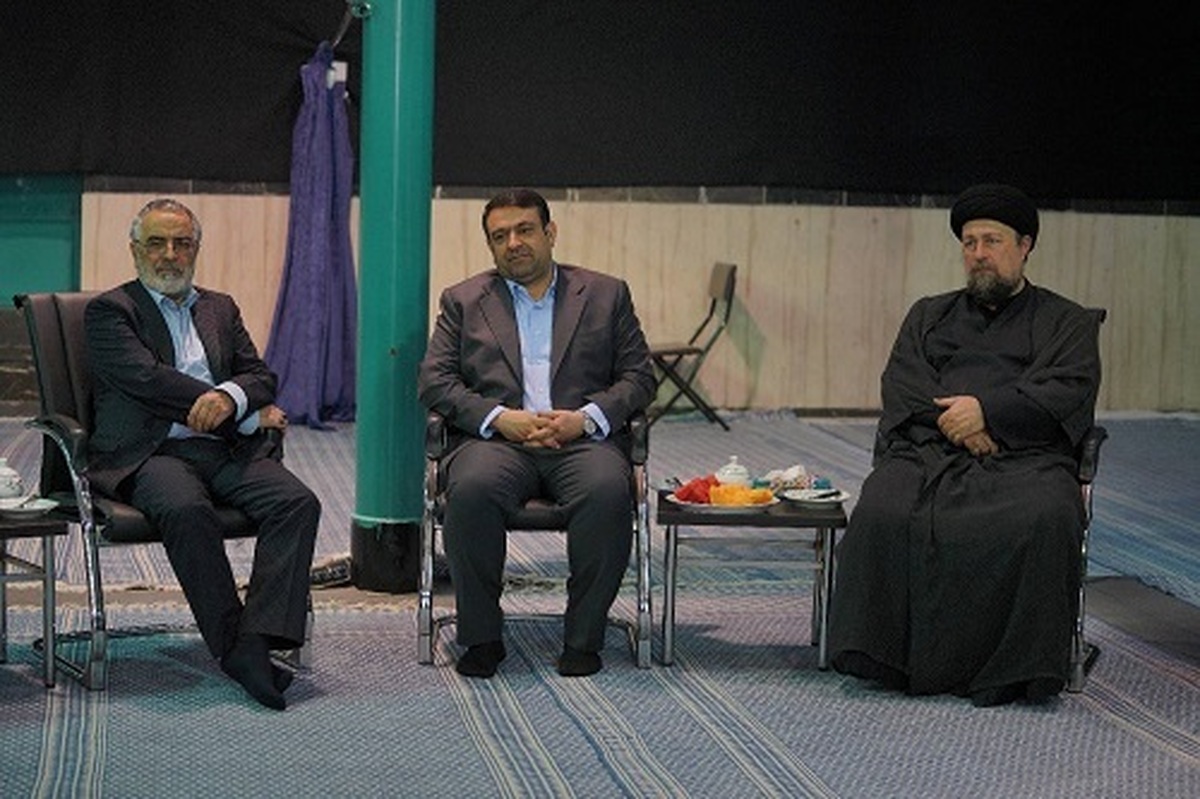 گفت‌وگو و دیدار مدیرعامل بانک ملی ایران با سید حسن خمینی