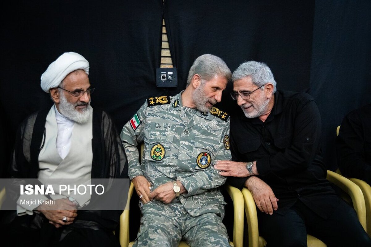 مراسم چهلمین روز شهادت سردارسپهبد باقری (+عکس)
