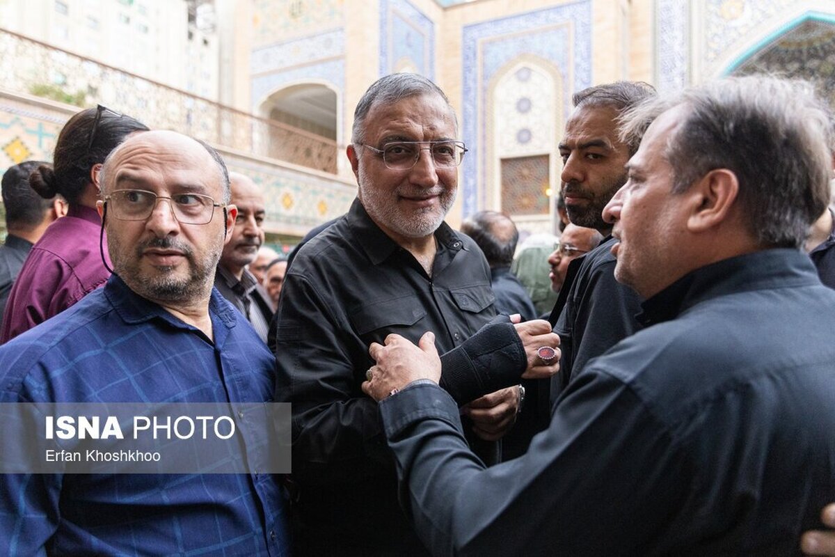 مراسم چهلمین روز شهادت سپهبد سلامی (+عکس)