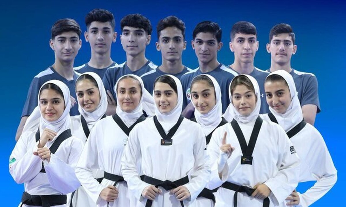 نایب قهرمانی تکواندوی نوجوانان ایران در آسیا