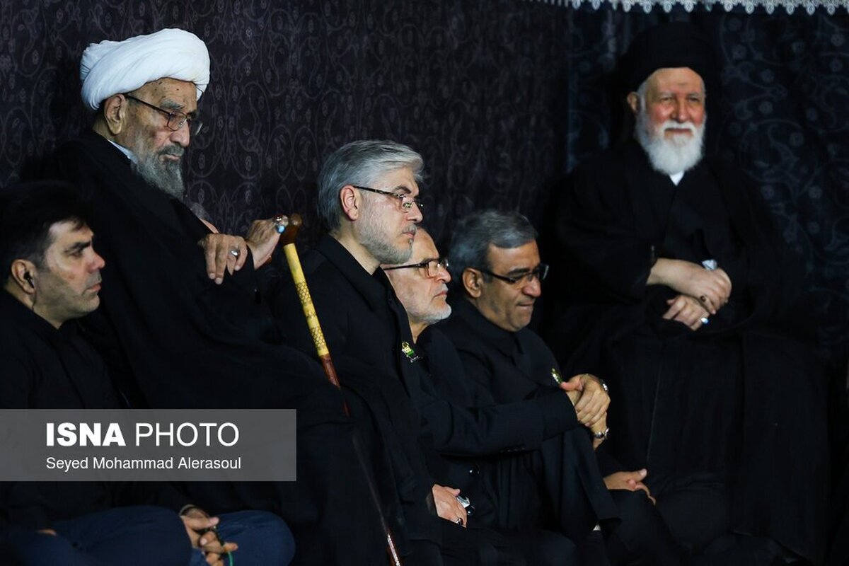مراسم خطبه خوانی شب شهادت امام رضا (ع) (+عکس)