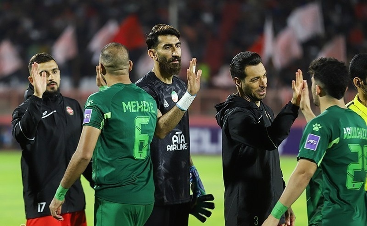 بیرانوند بهترین بازیکن دیدار تراکتور- الشرطه شد