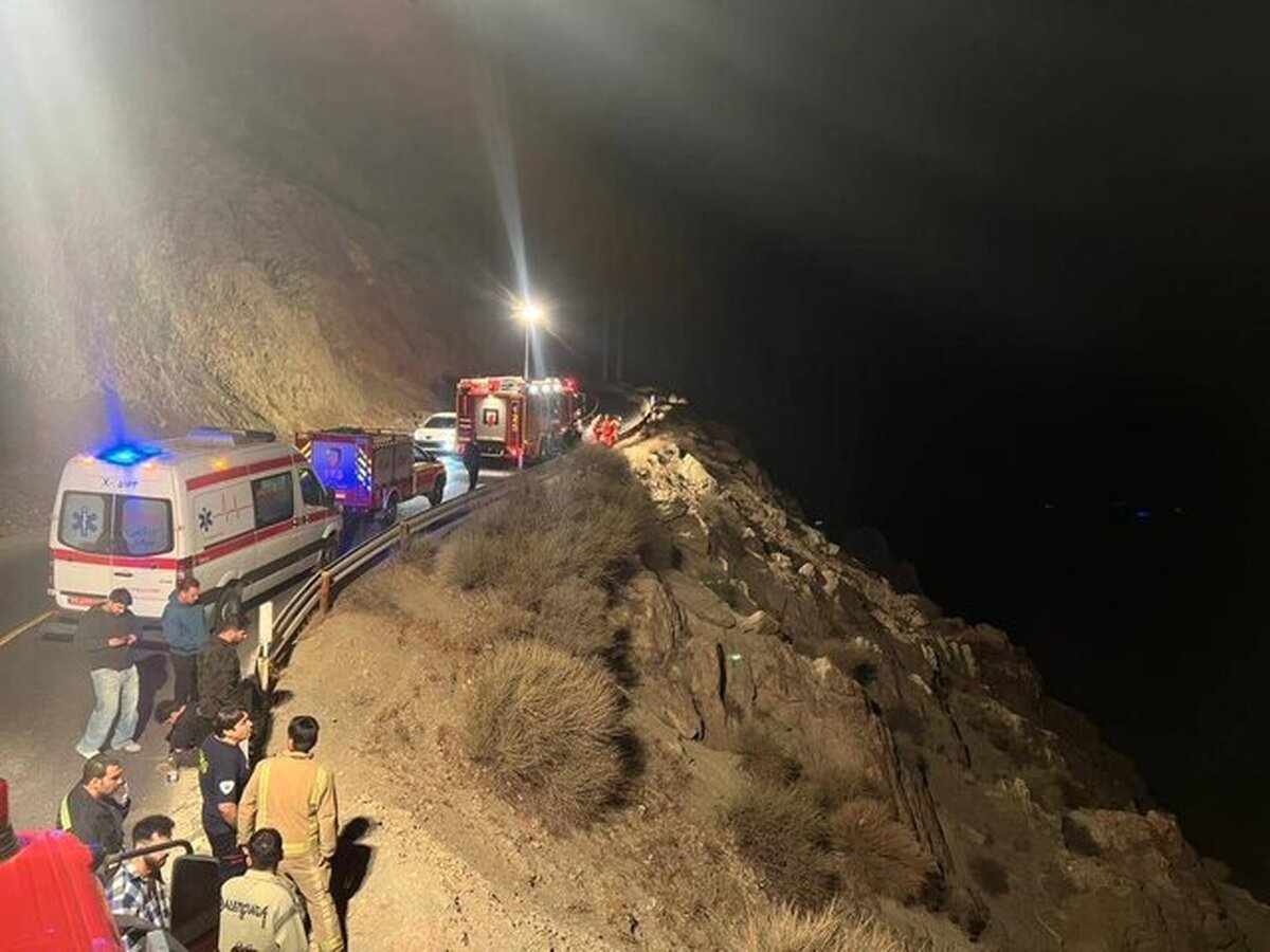 سقوط جوان ۱۸ ساله به دره در جاده وردیج (+عکس)