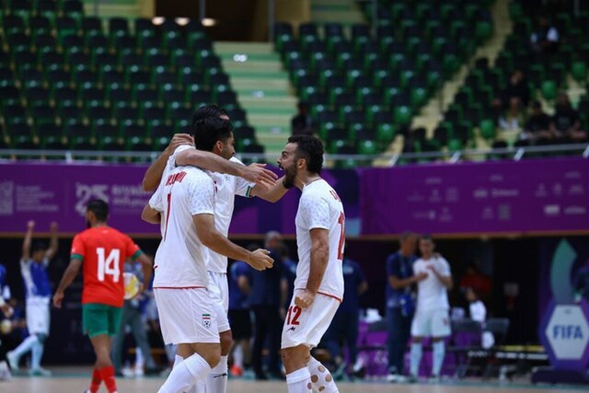 قهرمانی فوتسال ایران  برابر مراکش در بازی‌های کشور‌های اسلامی