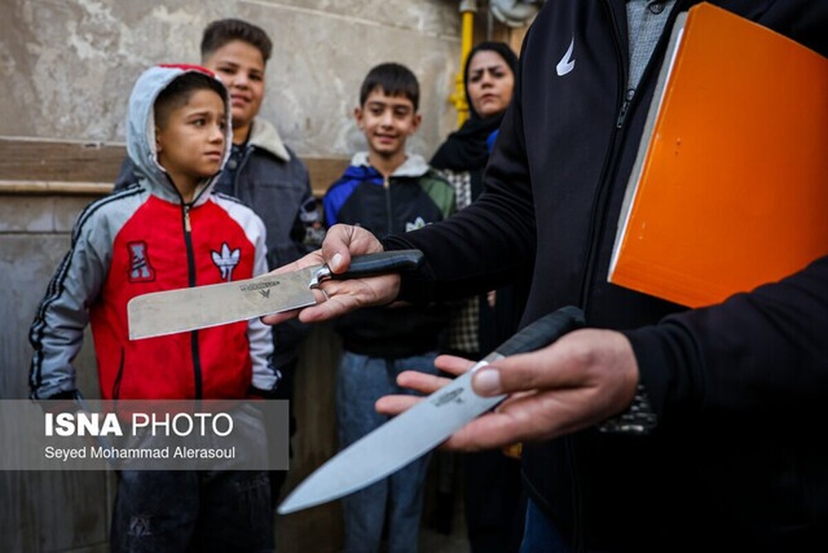 بازسازی خفت‌گیری با ساطور در مشهد