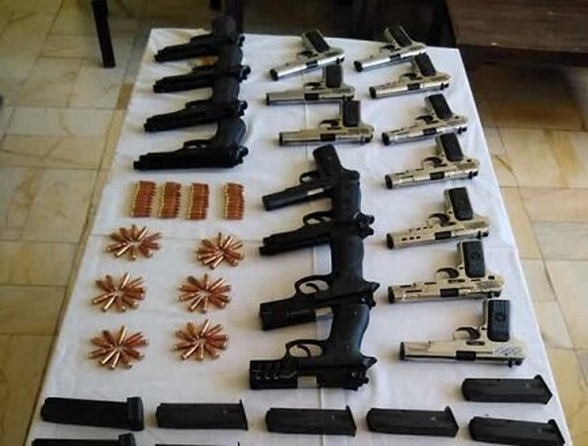 انهدام باند قاچاق سلاح در رابُر