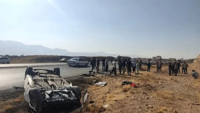 شاخبهشاخ شدن دنا و پژو پارس در همدان با 5 کشته شاخبهشاخ شدن دنا و پژو پارس در همدان با 5 کشته